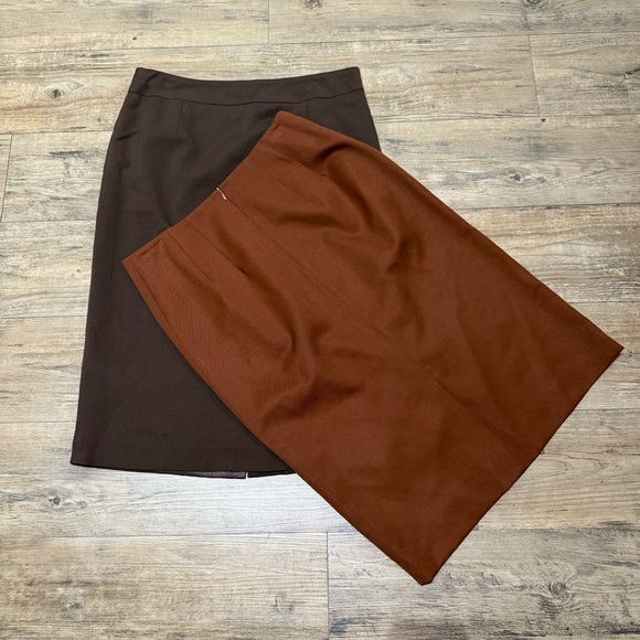 Set of 2 Pendleton Woolen Mills Pencil Skirt Secretary Office/Geek Skirt Size 4 - Picture 14 of 16